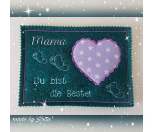 ITH Mug Rug - Mama